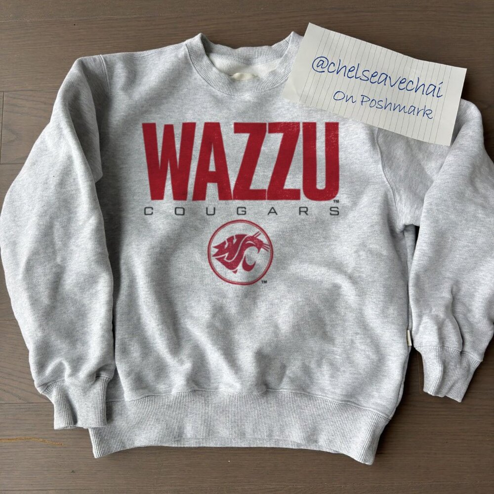 90s Washington State Cougars Crewneck Sweatshirt, Washington State University